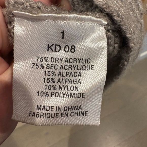 IRO Gray Textured Knit Sweater Dress - Picture 3 of 4